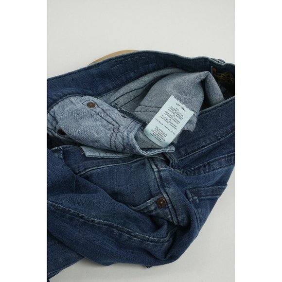 New Hollywood Trading LA Vegas Women's 26 x 35 Blue Denim Drawstring Fly Jeans - Picture 6 of 7